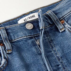 Re/done 70s stovepipe jeans in mid denim NWT